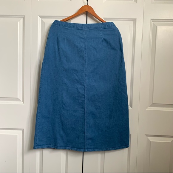 City Blues by KORET.  Women’s Full length, denim skirt. Size 14 - Picture 1 of 13